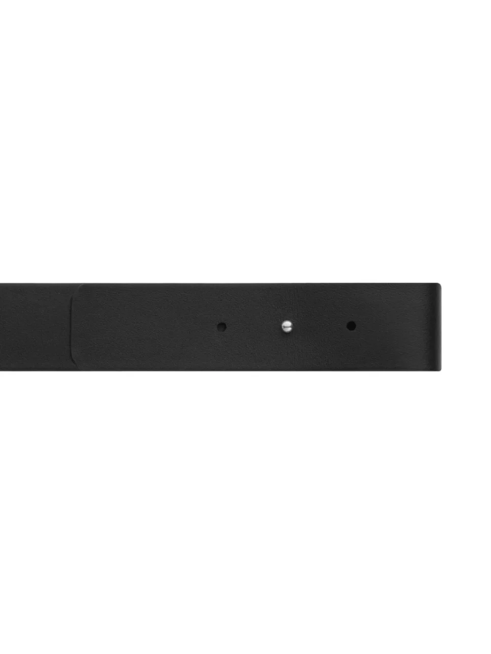 Montblanc M-Lock Belt Adjustable Black Leather New